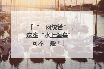 “一网统管”，这座“水上堡垒”可不一般！