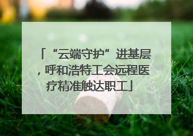 “云端守护”进基层，呼和浩特工会远程医疗精准触达职工