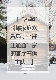 “苏超”引爆家庭欢乐局，“迁迁通通”家的客厅有俩主队！