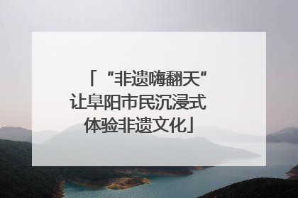 “非遗嗨翻天”让阜阳市民沉浸式体验非遗文化
