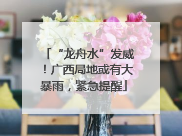 “龙舟水”发威！广西局地或有大暴雨，紧急提醒