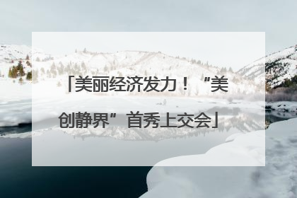 美丽经济发力！“美创静界”首秀上交会