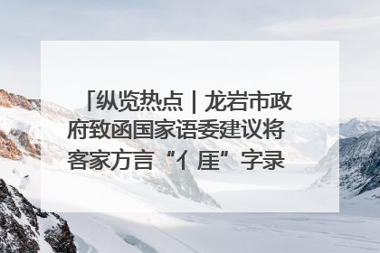 纵览热点｜龙岩市政府致函国家语委建议将客家方言“亻厓”字录入《新华字典》引发热议，当地回应