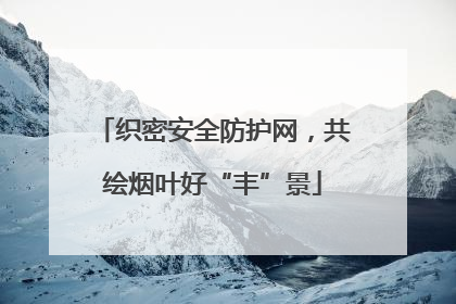 织密安全防护网，共绘烟叶好“丰”景