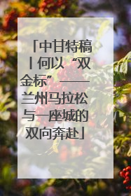 中甘特稿丨何以“双金标”——兰州马拉松与一座城的双向奔赴