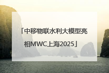 中移物联水利大模型亮相MWC上海2025