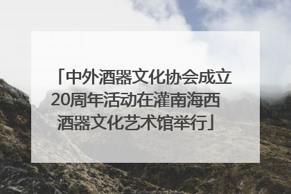 中外酒器文化协会成立20周年活动在灌南海西酒器文化艺术馆举行