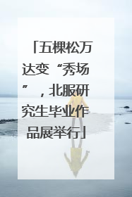 五棵松万达变“秀场”，北服研究生毕业作品展举行