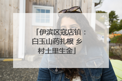 伊滨区寇店镇：白玉山药扎根 乡村土里生金