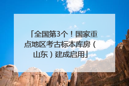 全国第3个！国家重点地区考古标本库房（山东）建成启用