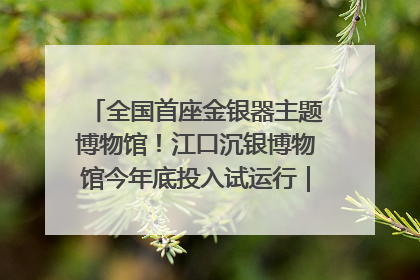 全国首座金银器主题博物馆！江口沉银博物馆今年底投入试运行｜万千气象看四川