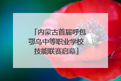 内蒙古首届呼包鄂乌中等职业学校技能联赛启幕