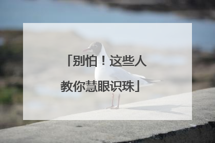别怕！这些人教你慧眼识珠