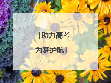 助力高考 为梦护航
