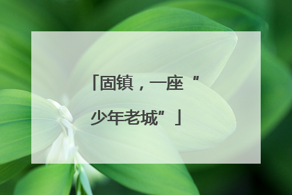 固镇，一座“少年老城”