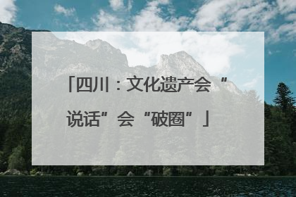 四川：文化遗产会“说话”会“破圈”