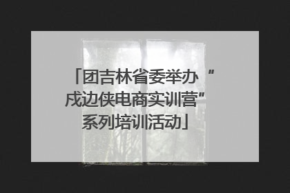 团吉林省委举办“戍边侠电商实训营”系列培训活动