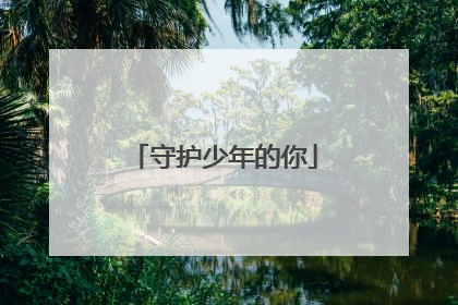 守护少年的你