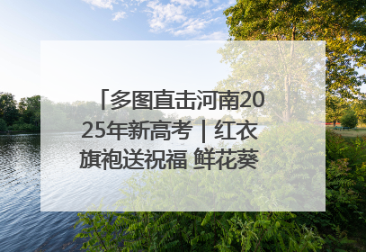 多图直击河南2025年新高考｜红衣旗袍送祝福 鲜花葵花助梦圆——尉氏县高考暖心送考
