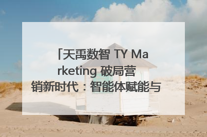 天禹数智 TY Marketing 破局营销新时代：智能体赋能与人才培育双轮驱动
