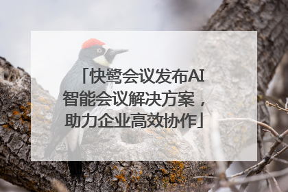 快鹭会议发布AI智能会议解决方案，助力企业高效协作