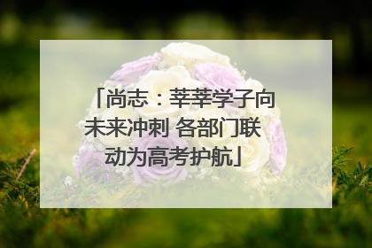 尚志：莘莘学子向未来冲刺 各部门联动为高考护航