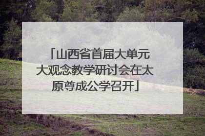 山西省首届大单元 大观念教学研讨会在太原尊成公学召开