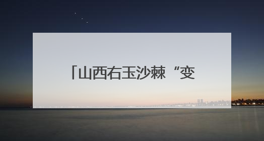 山西右玉沙棘“变身记”：从防沙卫士到富民“宝藏”