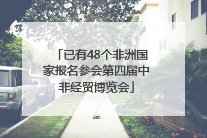 已有48个非洲国家报名参会第四届中非经贸博览会