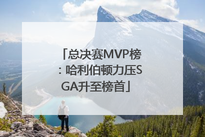 总决赛MVP榜：哈利伯顿力压SGA升至榜首