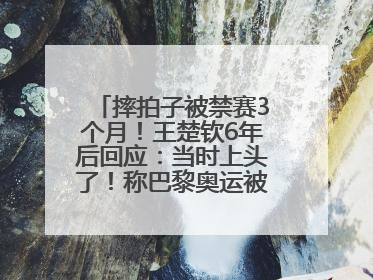 摔拍子被禁赛3个月！王楚钦6年后回应：当时上头了！称巴黎奥运被孙颖莎带着打，搭档8年“一个眼神就能懂”