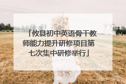 攸县初中英语骨干教师能力提升研修项目第七次集中研修举行