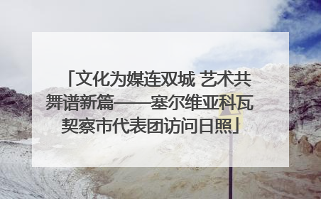 文化为媒连双城 艺术共舞谱新篇——塞尔维亚科瓦契察市代表团访问日照