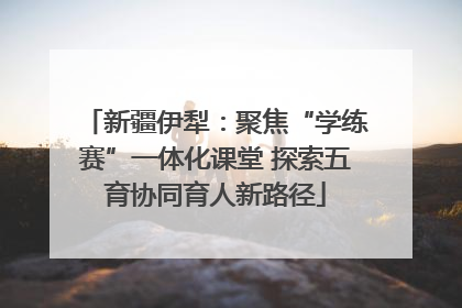 新疆伊犁：聚焦“学练赛”一体化课堂 探索五育协同育人新路径