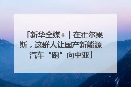新华全媒+｜在霍尔果斯，这群人让国产新能源汽车“跑”向中亚