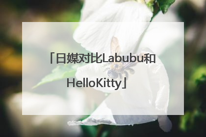 日媒对比Labubu和HelloKitty