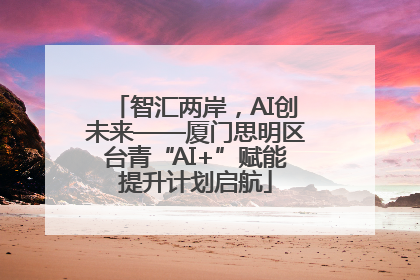 智汇两岸，AI创未来——厦门思明区台青“AI+”赋能提升计划启航