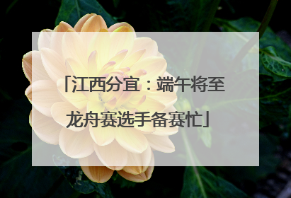 江西分宜：端午将至 龙舟赛选手备赛忙