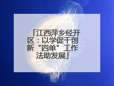 江西萍乡经开区：以学促干创新“四单”工作法助发展