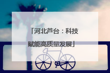河北芦台：科技赋能高质量发展