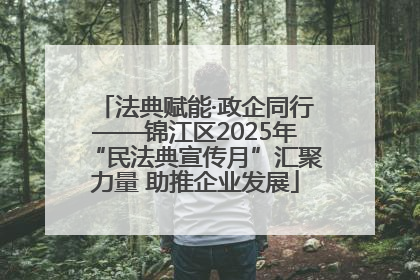法典赋能·政企同行——锦江区2025年“民法典宣传月”汇聚力量 助推企业发展