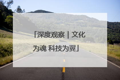 深度观察｜文化为魂 科技为翼