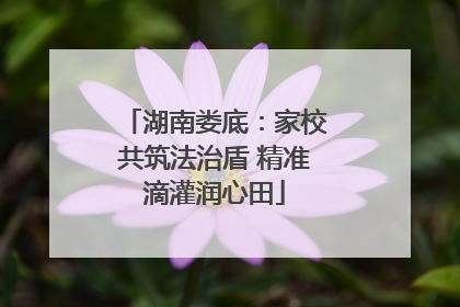 湖南娄底：家校共筑法治盾 精准滴灌润心田