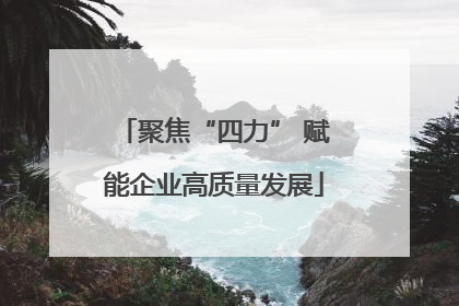 聚焦“四力” 赋能企业高质量发展