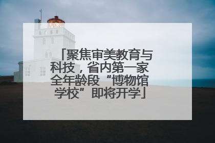 聚焦审美教育与科技，省内第一家全年龄段“博物馆学校”即将开学