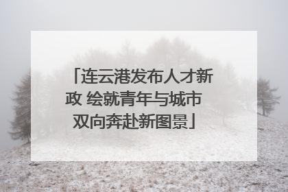 连云港发布人才新政 绘就青年与城市双向奔赴新图景
