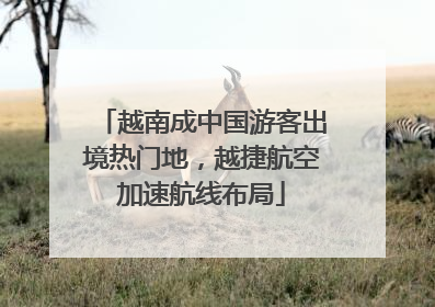 越南成中国游客出境热门地，越捷航空加速航线布局