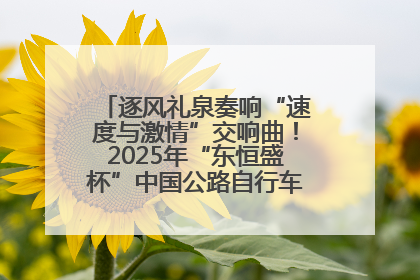 逐风礼泉奏响“速度与激情”交响曲！2025年“东恒盛杯”中国公路自行车联赛第五站（陕西·礼泉站）正式开赛