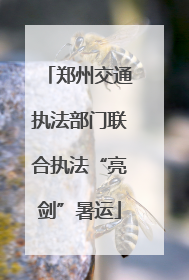 郑州交通执法部门联合执法“亮剑”暑运