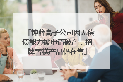钟薛高子公司因无偿债能力被申请破产，招牌雪糕产品仍在售